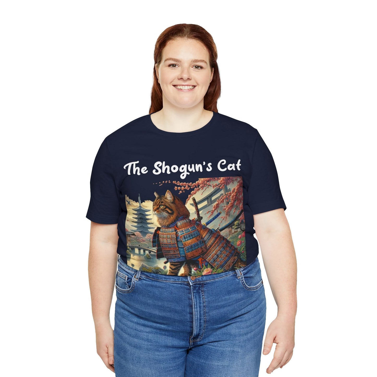 Shogun's Cat Story: T-shirt (2XL–5XL) - Design 01 - Double-Sided