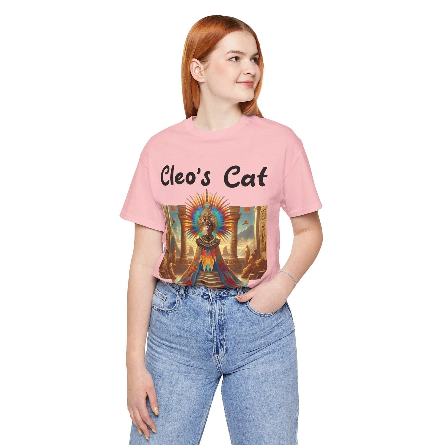 Cleo's Cat Story: T-shirt (S–XL) - Design 01 - Double-Sided