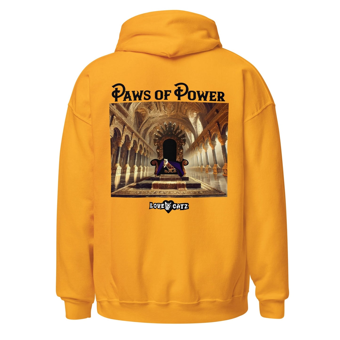 Paws of Power: Hoodie (2XL–5XL) - Design 01A