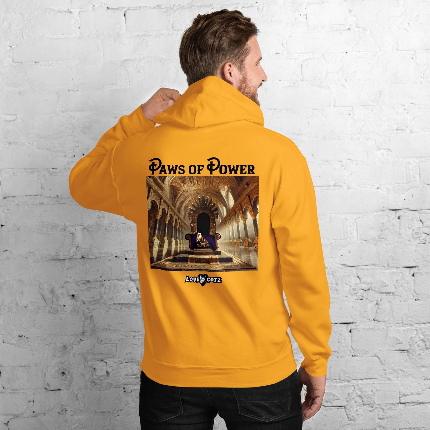 Paws of Power: Hoodie (2XL–5XL) - Design 01A