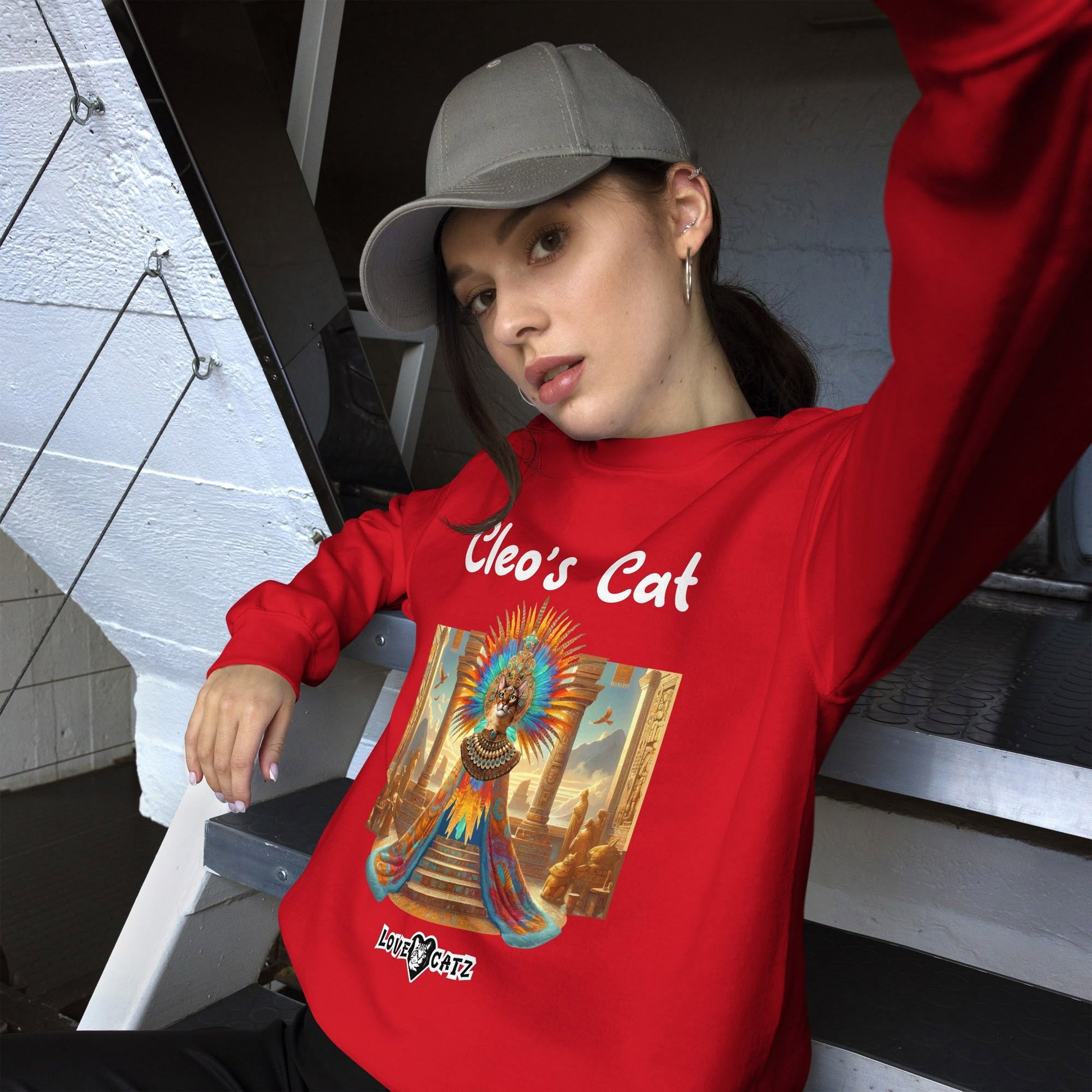 Cleo'sCatStory-Sweatshirt-LoveCatz.Store