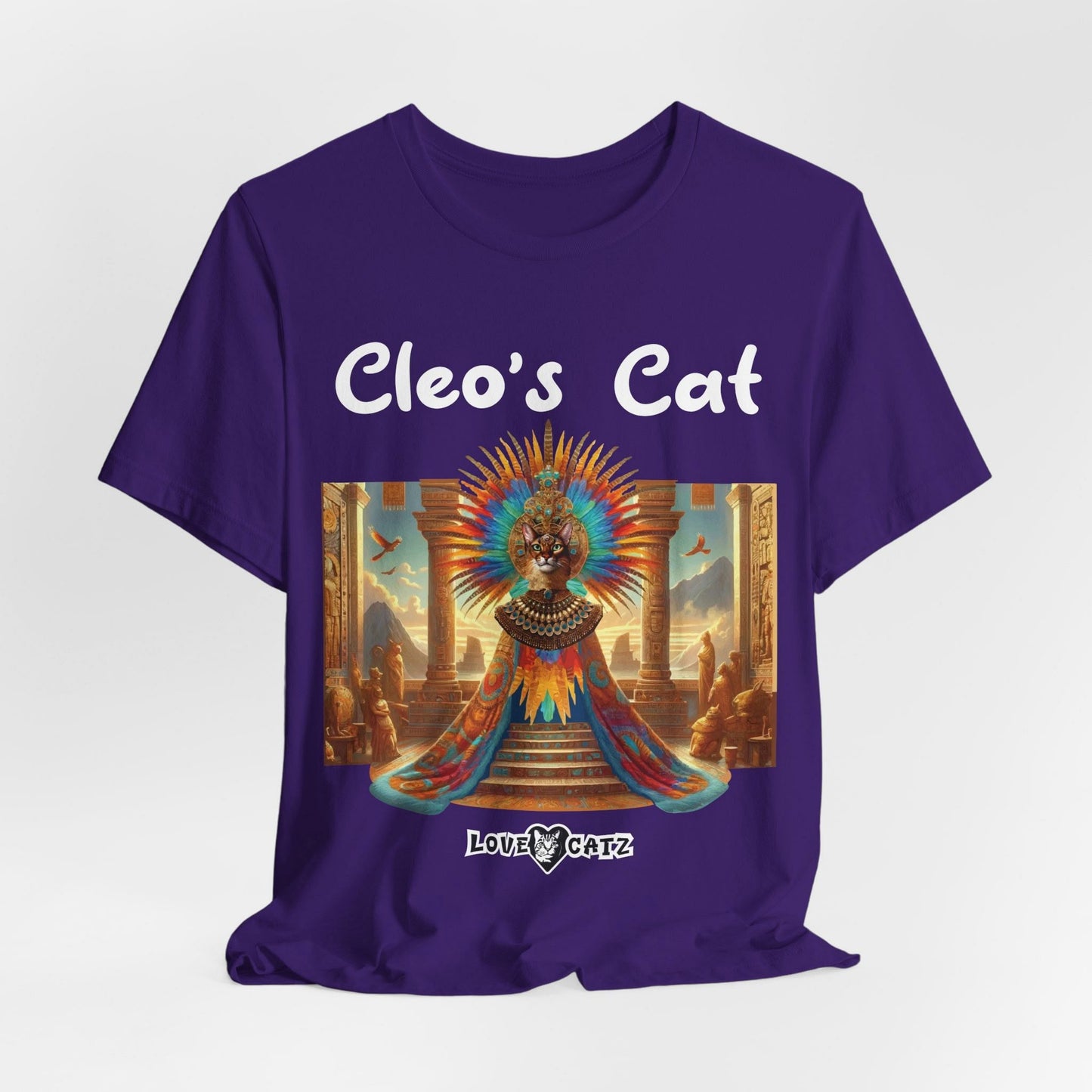 Cleo's Cat Story: T-shirt (S–XL) - Design 01 - Double-Sided