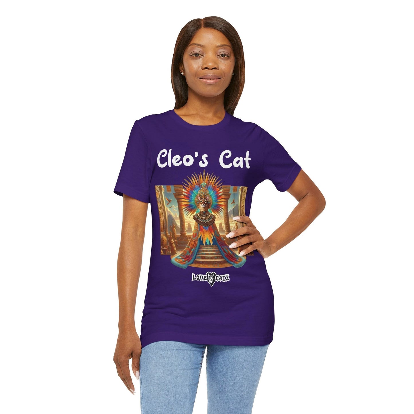 Cleo's Cat Story: T-shirt (S–XL) - Design 01 - Double-Sided