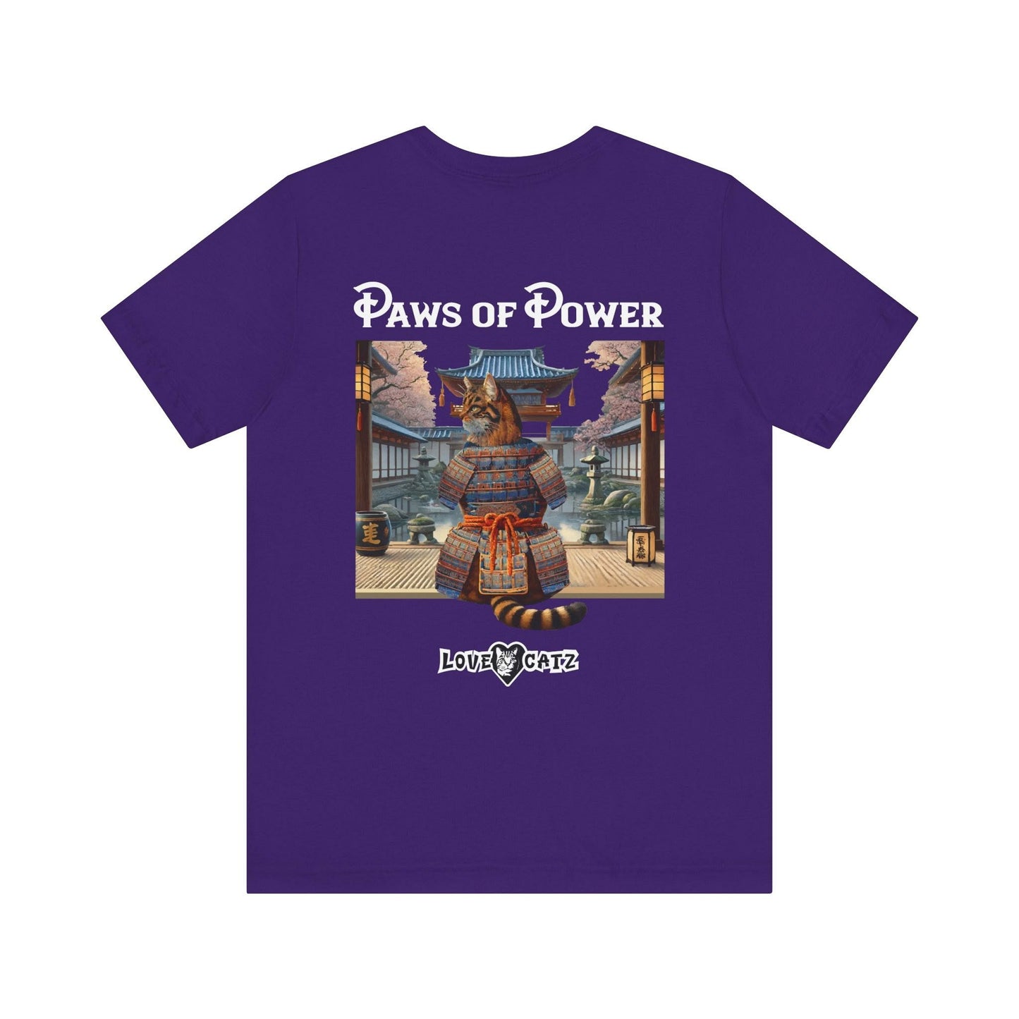 Shogun's Cat Story: T-shirt (2XL–5XL) - Design 01 - Double-Sided