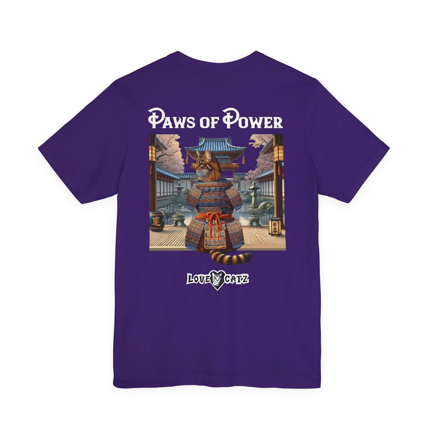 Shogun's Cat Story: T-shirt (S–XL) - Design 01 - Double-Sided