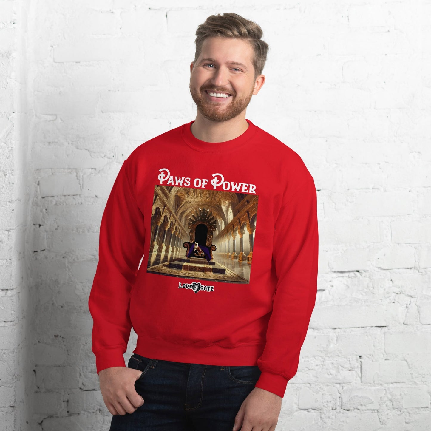 Paws of Power: Sweatshirt (2XL–5XL) - Design 01