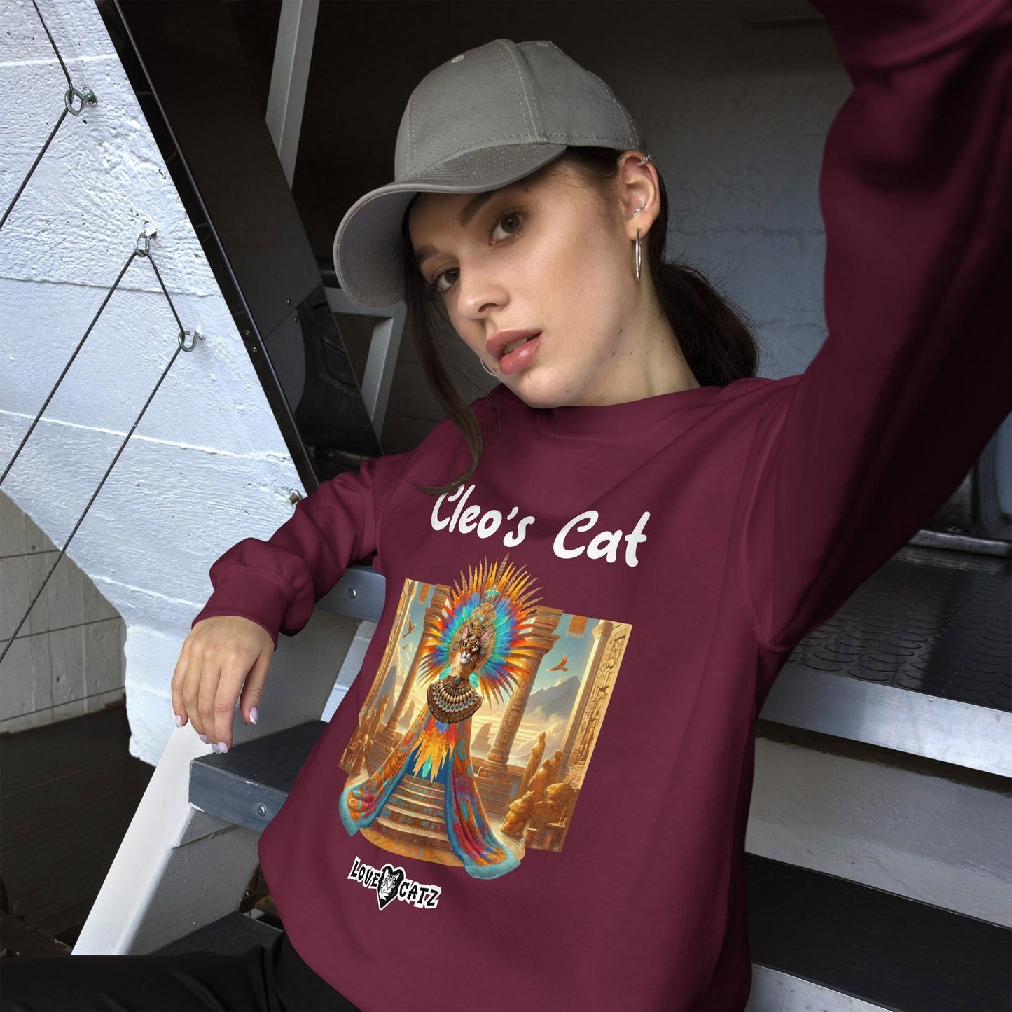 Cleo'sCatStory-Sweatshirt-LoveCatz.Store