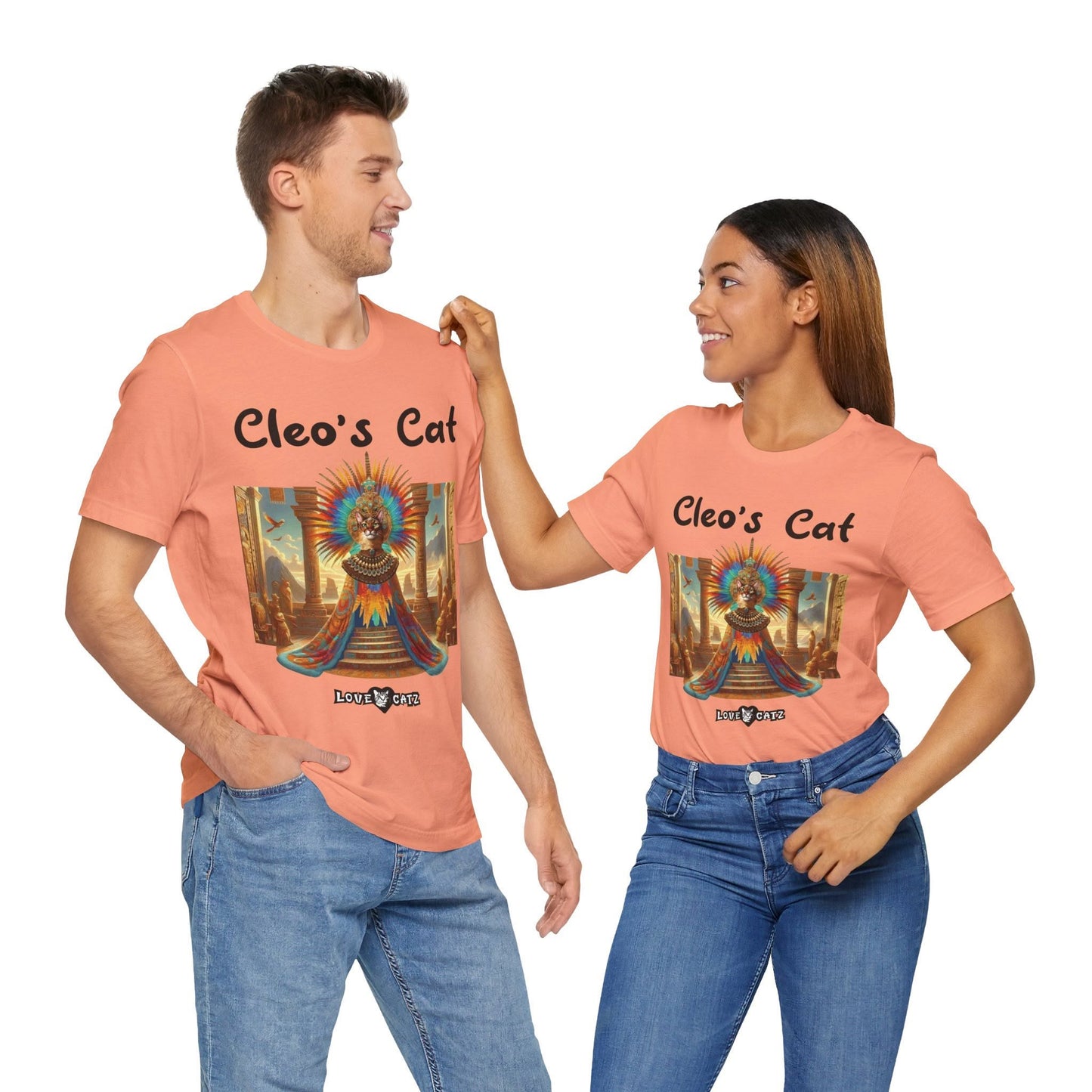 Cleo's Cat Story: T-shirt (S–XL) - Design 01 - Double-Sided
