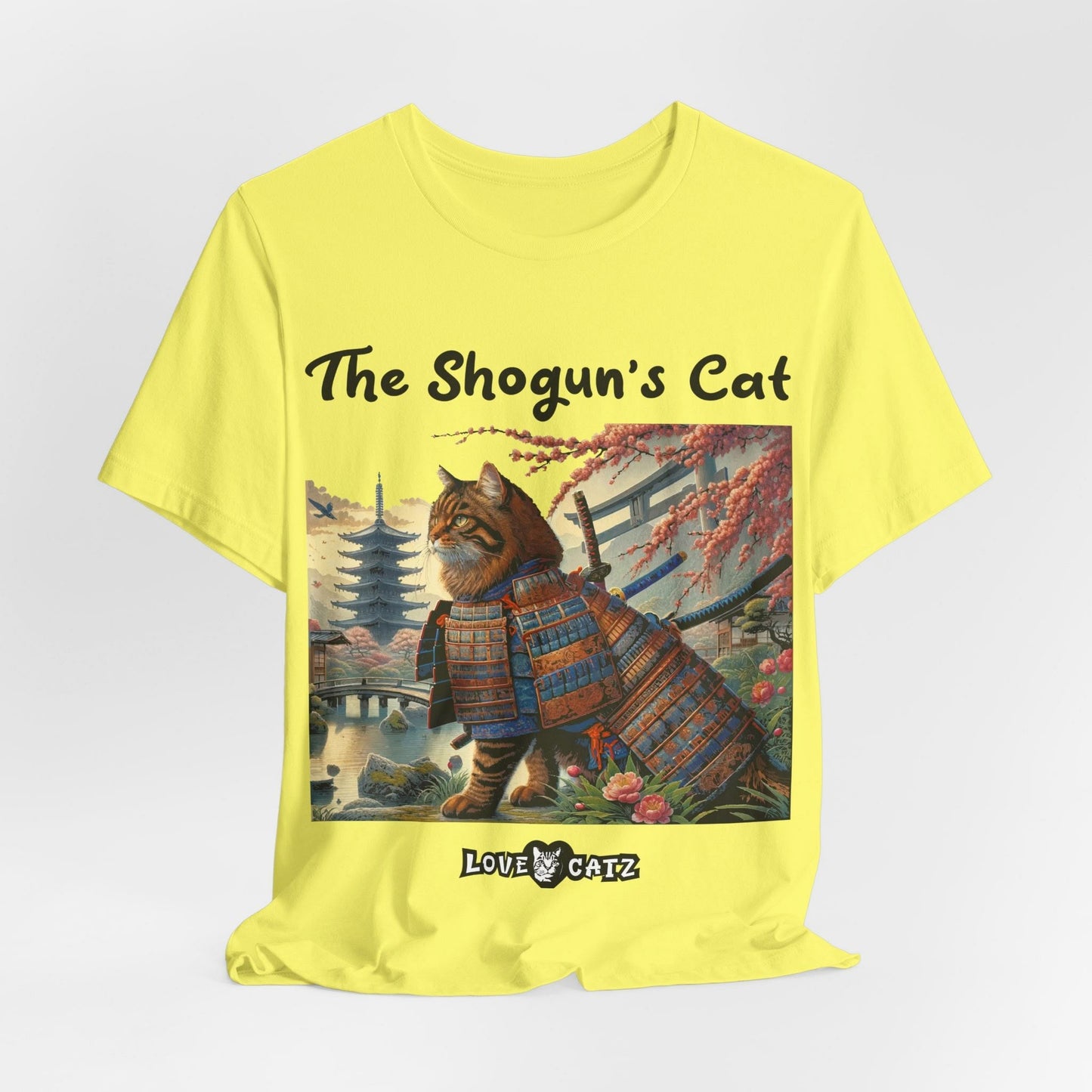 Shogun's Cat Story: T-shirt (2XL–5XL) - Design 01 - Double-Sided