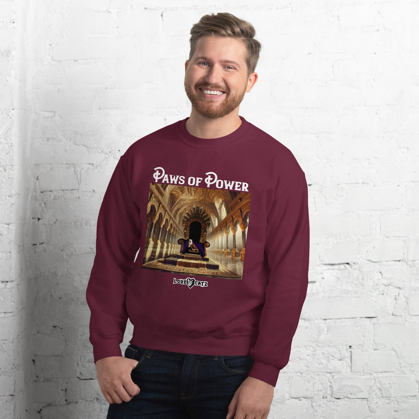 Paws of Power: Sweatshirt (2XL–5XL) - Design 01
