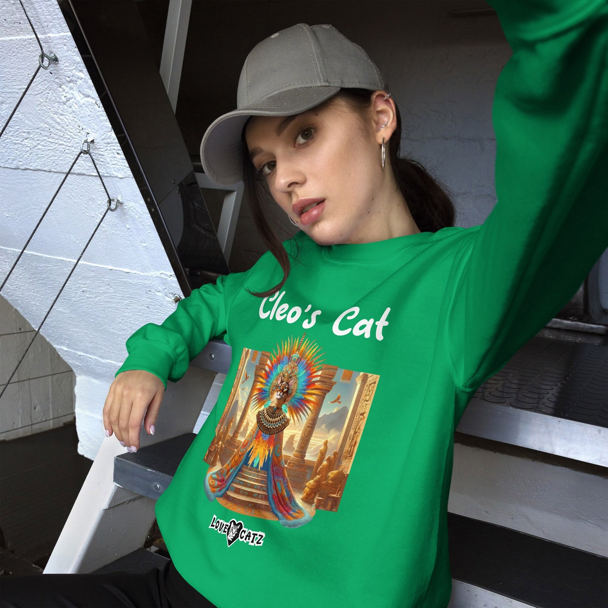 Cleo'sCatStory-Sweatshirt-LoveCatz.Store