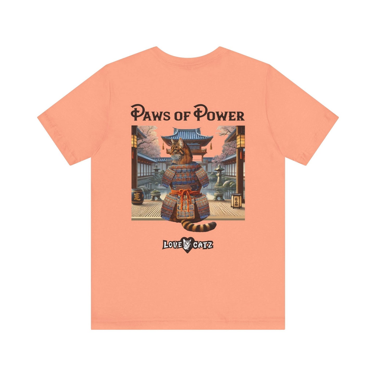 Shogun's Cat Story: T-shirt (2XL–5XL) - Design 01 - Double-Sided