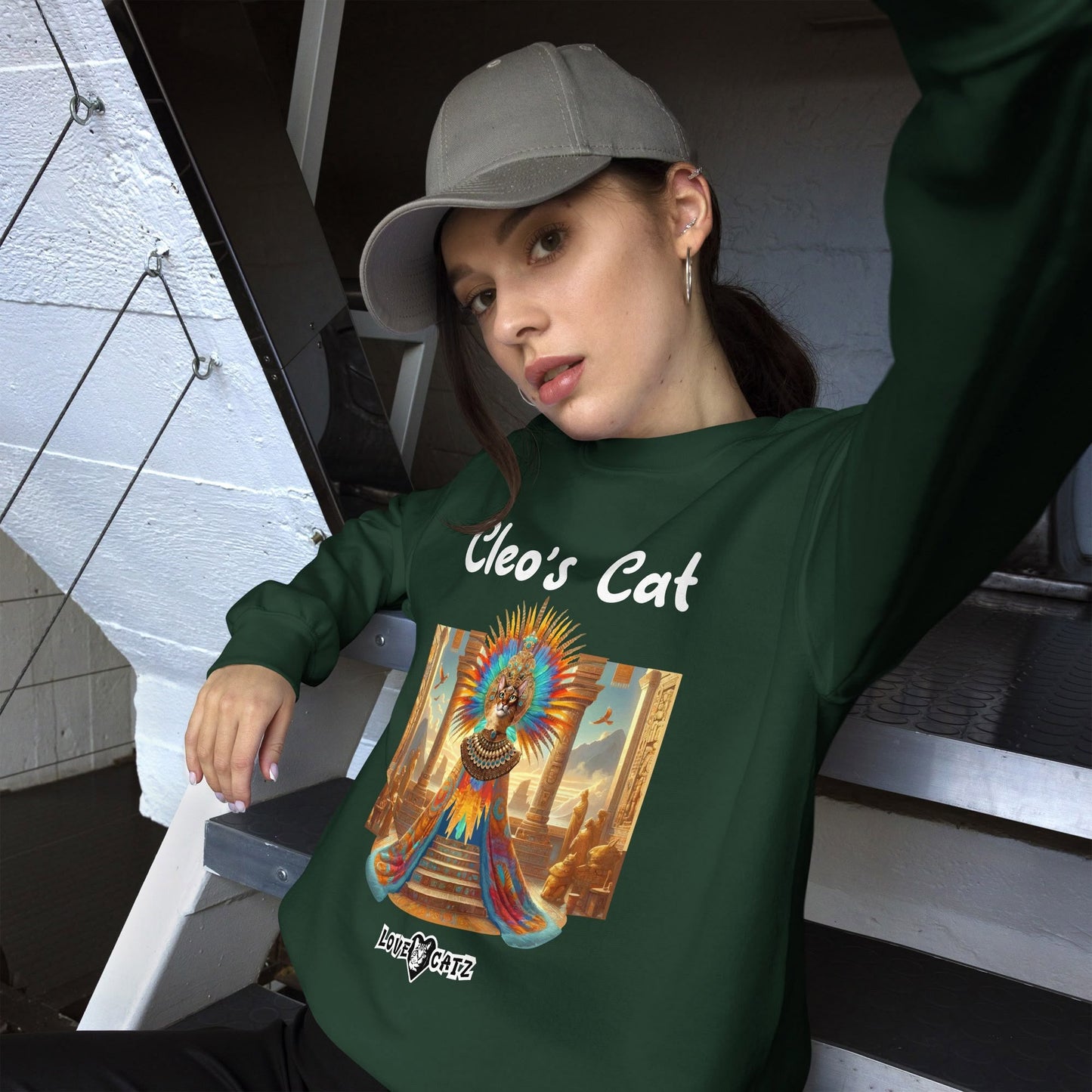 Cleo'sCatStory-Sweatshirt-LoveCatz.Store