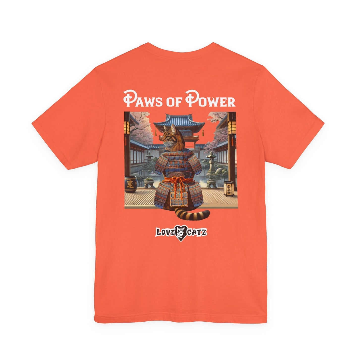 Shogun's Cat Story: T-shirt (S–XL) - Design 01 - Double-Sided