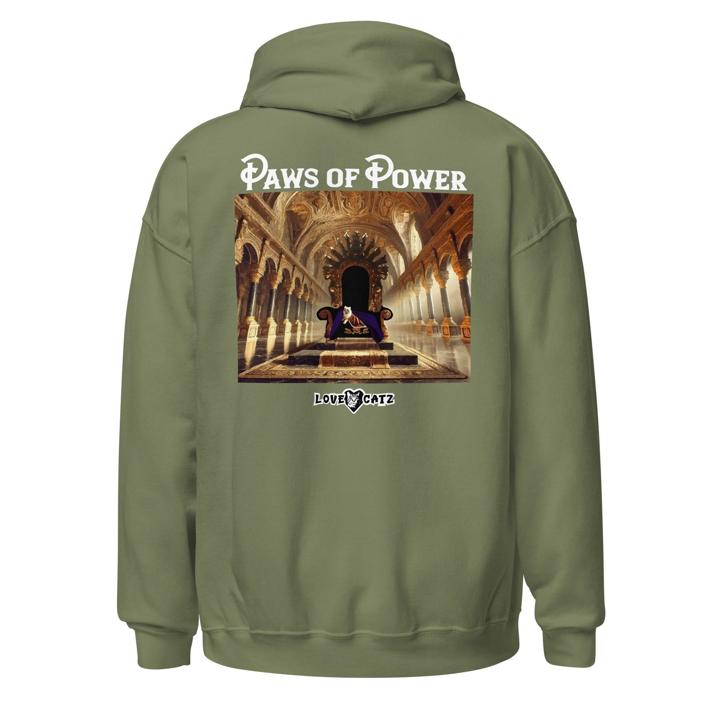 Paws of Power: Hoodie (S–XL) - Design 01A