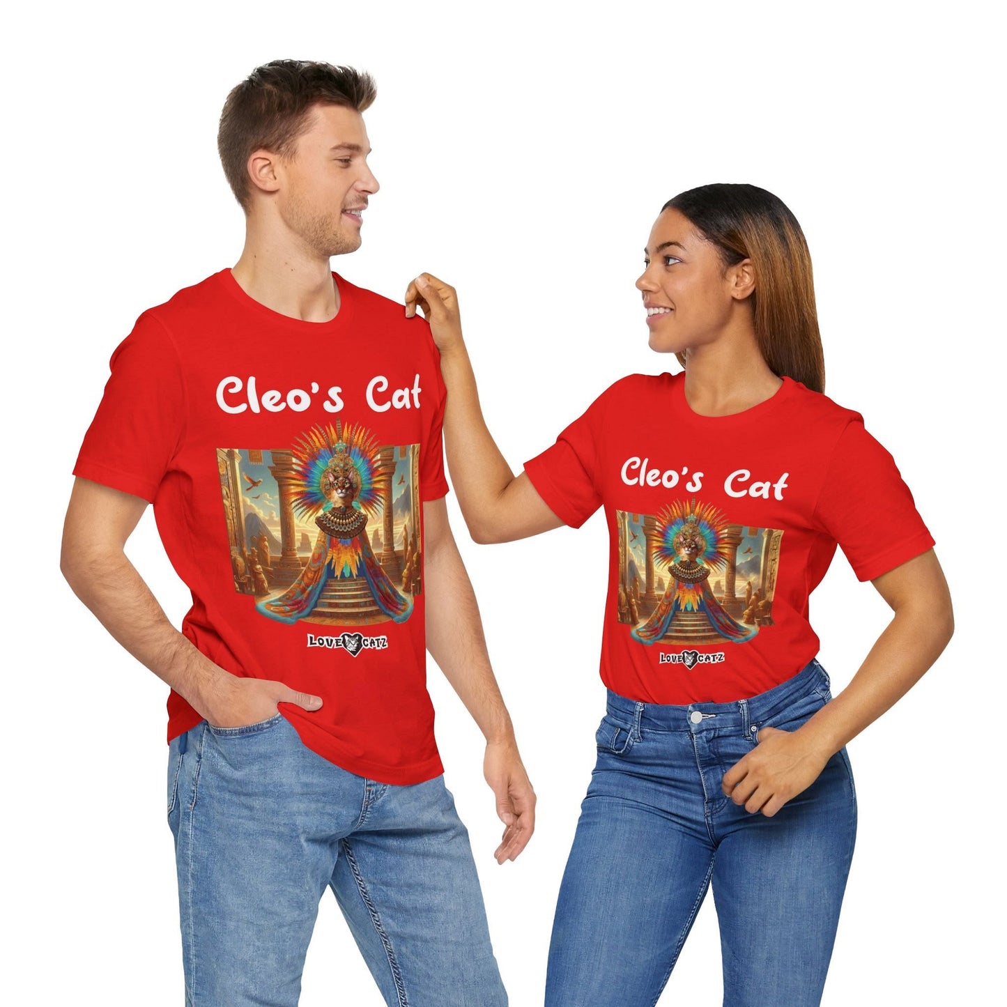 Cleo's Cat Story: T-shirt (S–XL) - Design 01 - Double-Sided