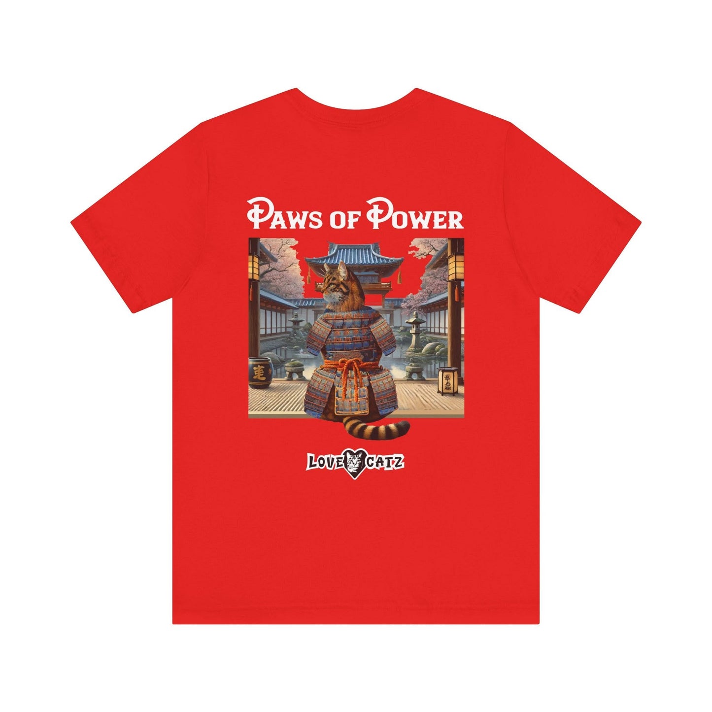 Shogun's Cat Story: T-shirt (2XL–5XL) - Design 01 - Double-Sided
