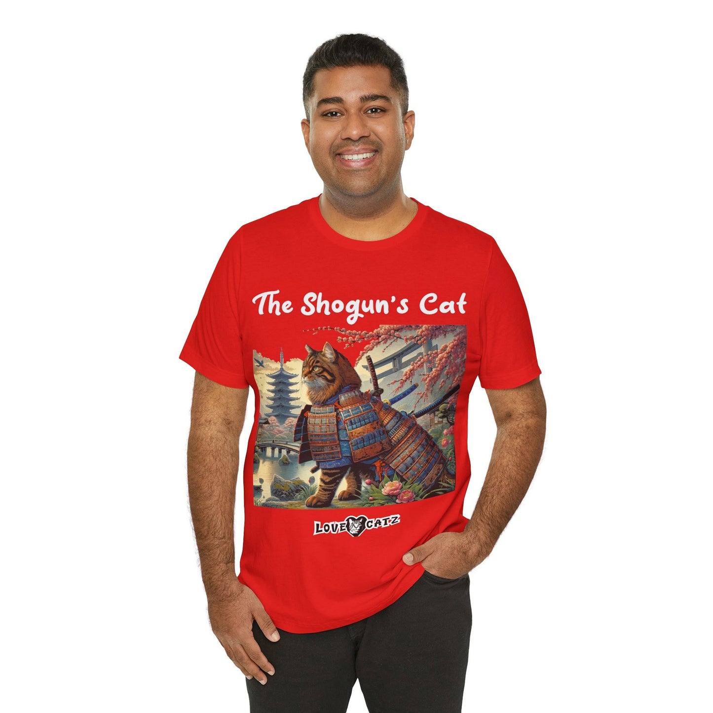 Shogun's Cat Story: T-shirt (2XL–5XL) - Design 01 - Double-Sided