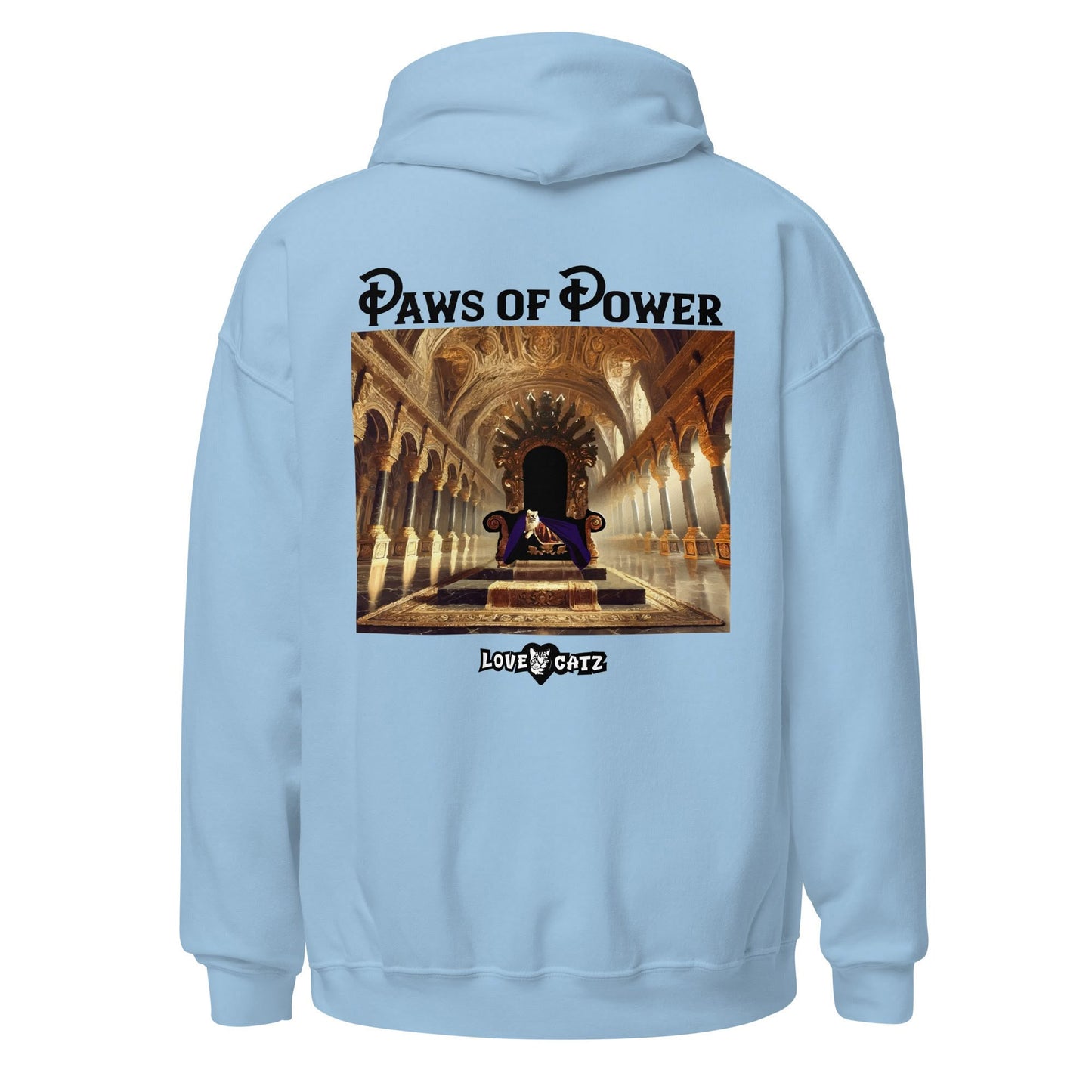Paws of Power: Hoodie (2XL–5XL) - Design 01A