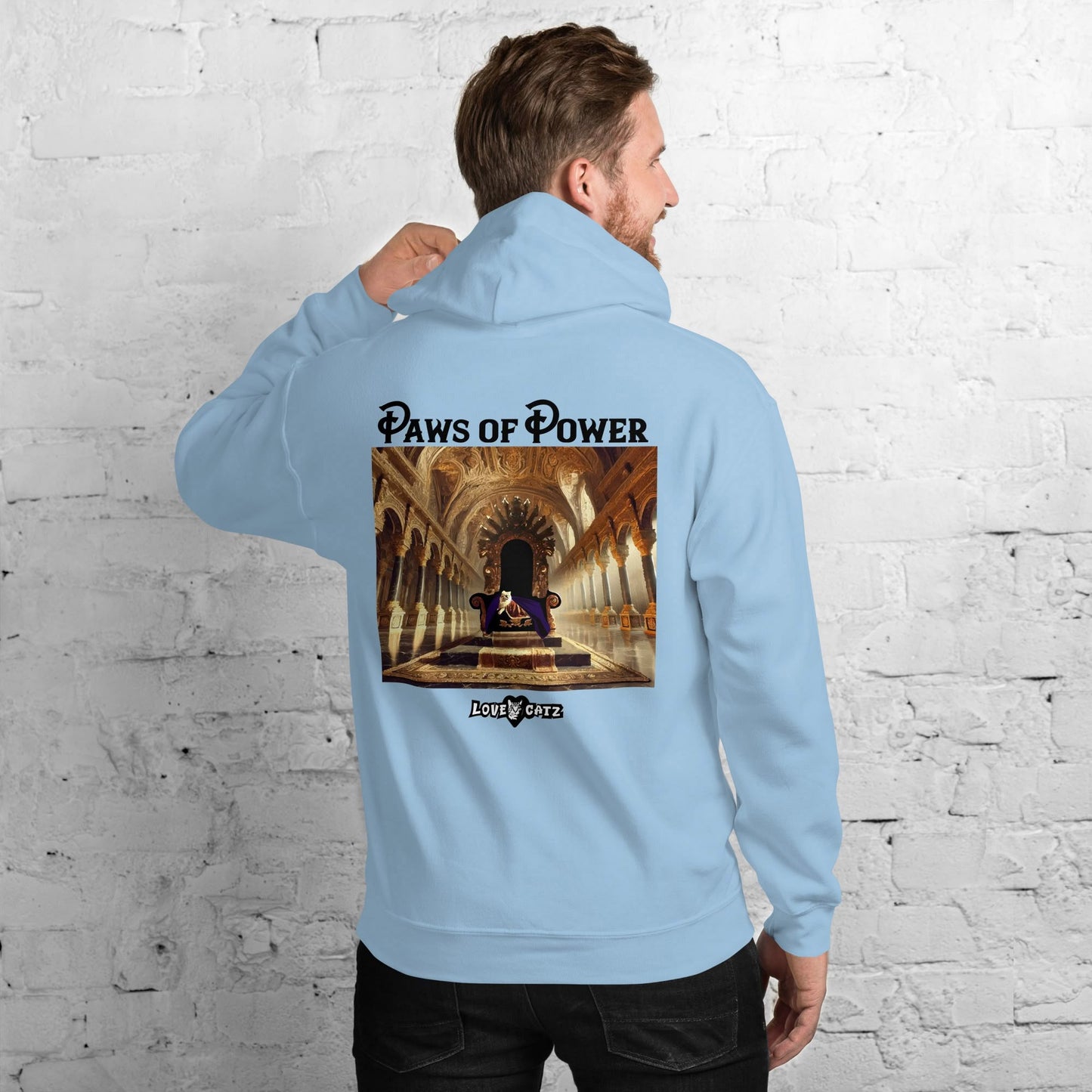 Paws of Power: Hoodie (2XL–5XL) - Design 01A