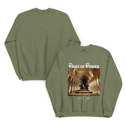 Paws of Power: Sweatshirt (2XL–5XL) - Design 01