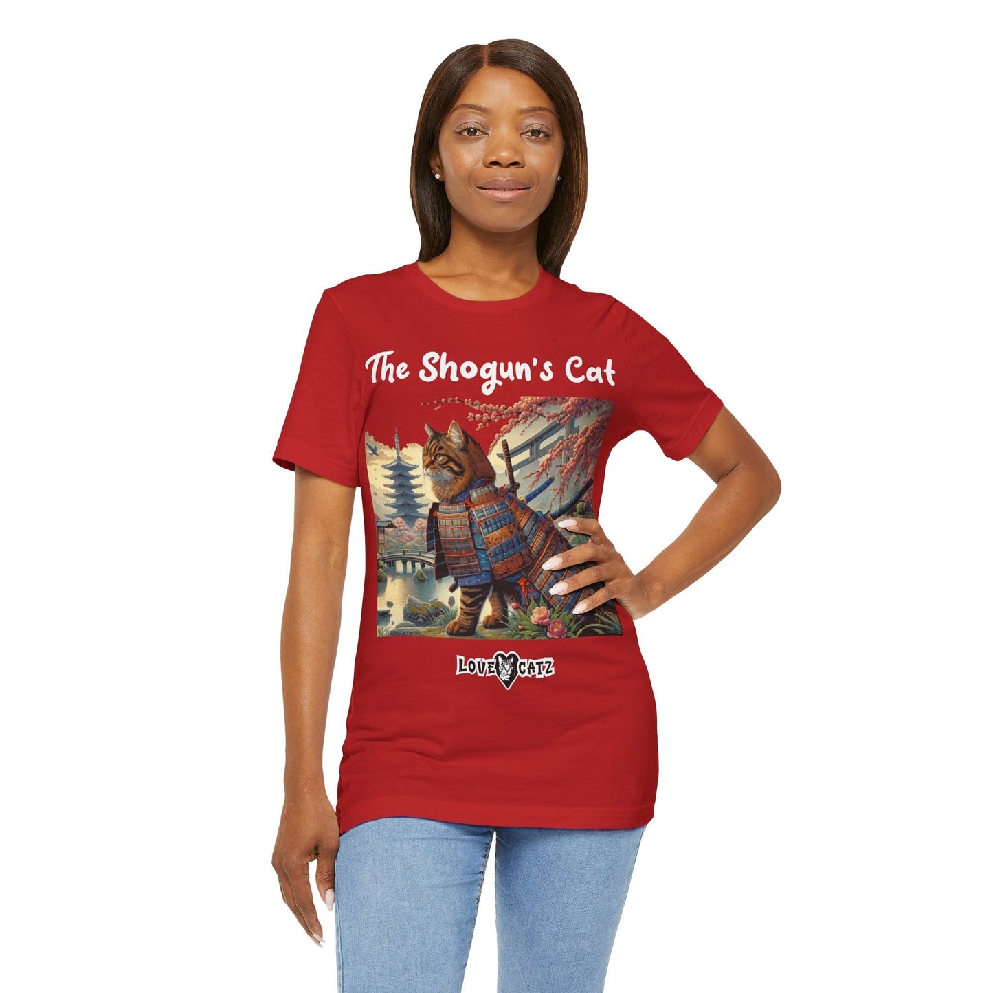 Shogun's Cat Story: T-shirt (S–XL) - Design 01 - Double-Sided