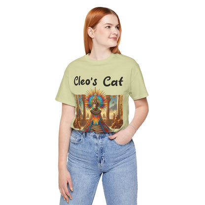 Cleo's Cat Story: T-shirt (S–XL) - Design 01 - Double-Sided