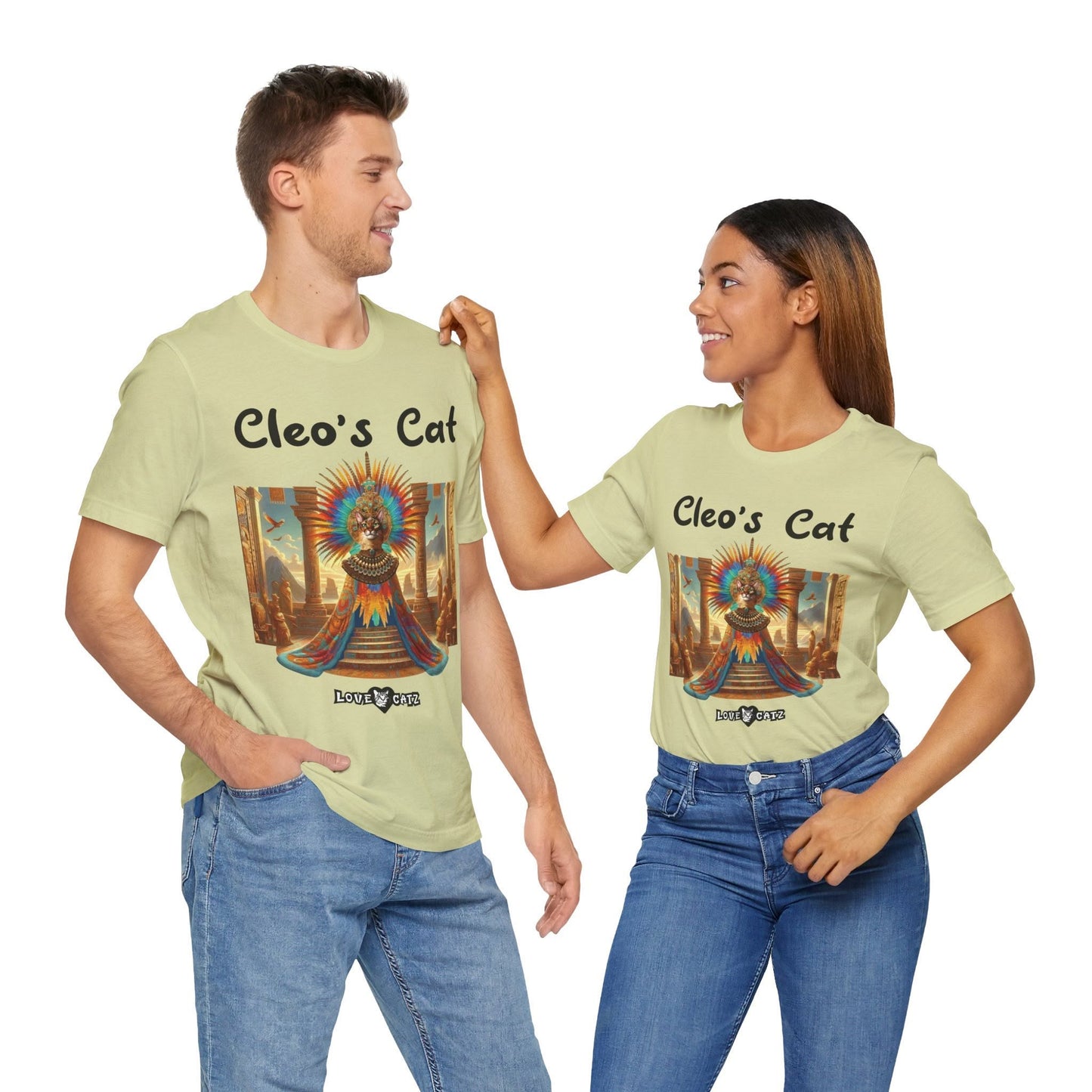 Cleo's Cat Story: T-shirt (S–XL) - Design 01