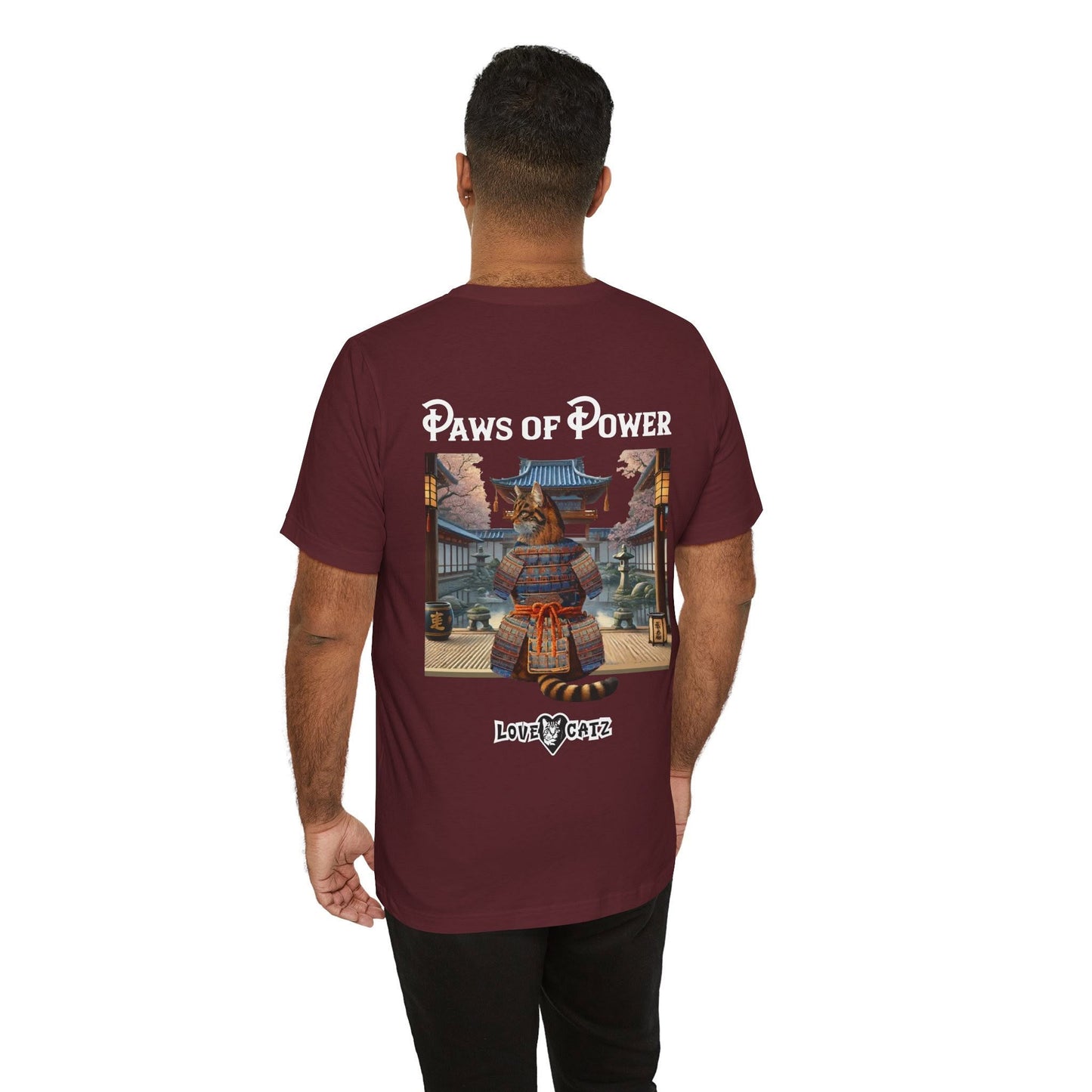 Shogun's Cat Story: T-shirt (2XL–5XL) - Design 01 - Double-Sided
