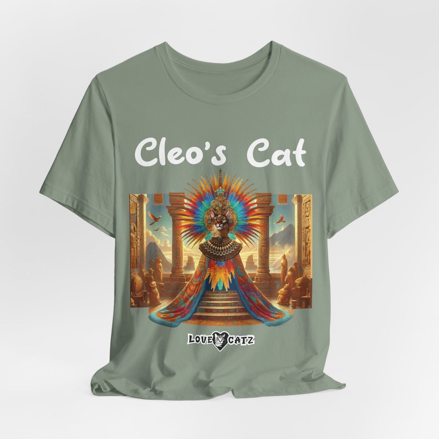 Cleo's Cat Story: T-shirt (S–XL) - Design 01 - Double-Sided