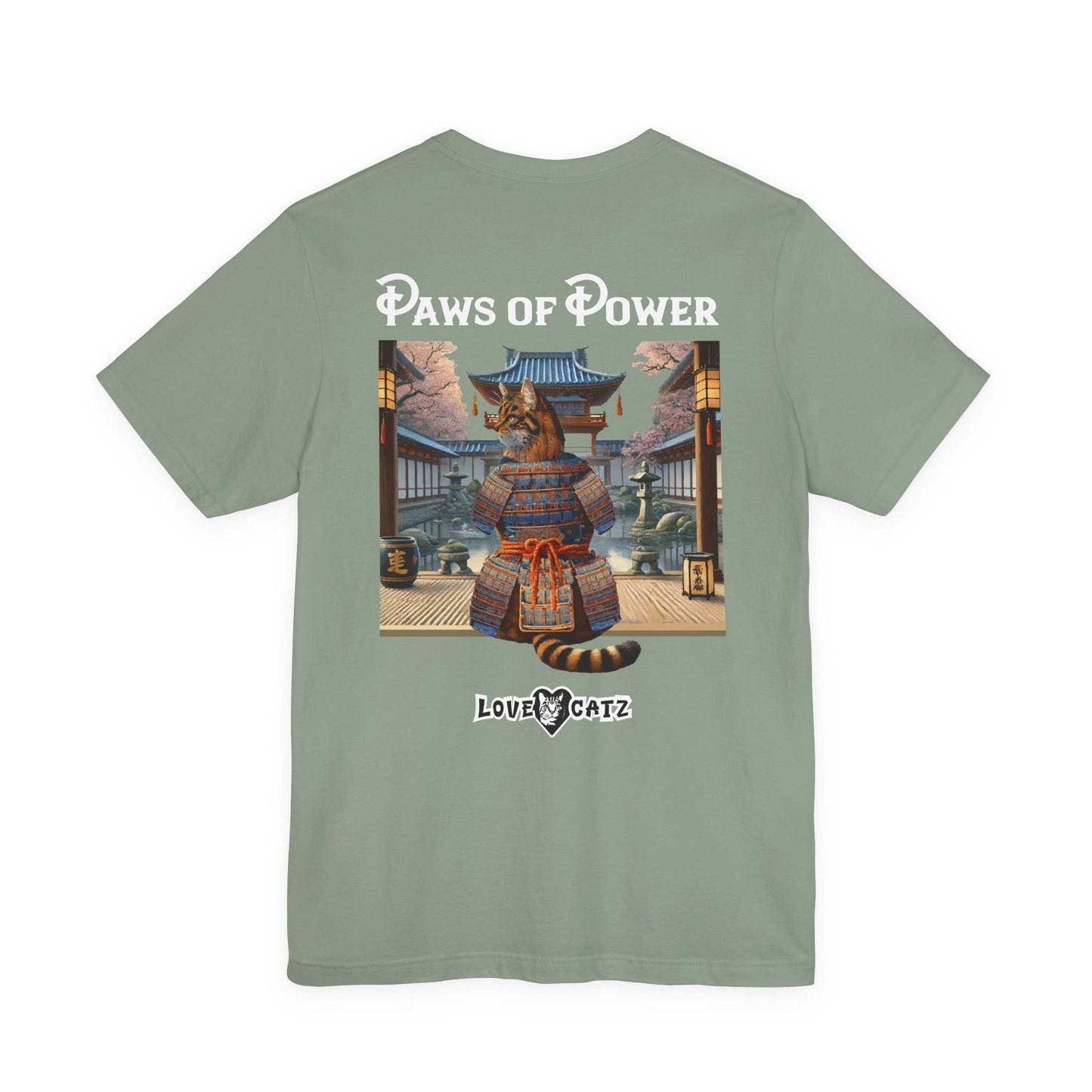 Shogun's Cat Story: T-shirt (S–XL) - Design 01 - Double-Sided