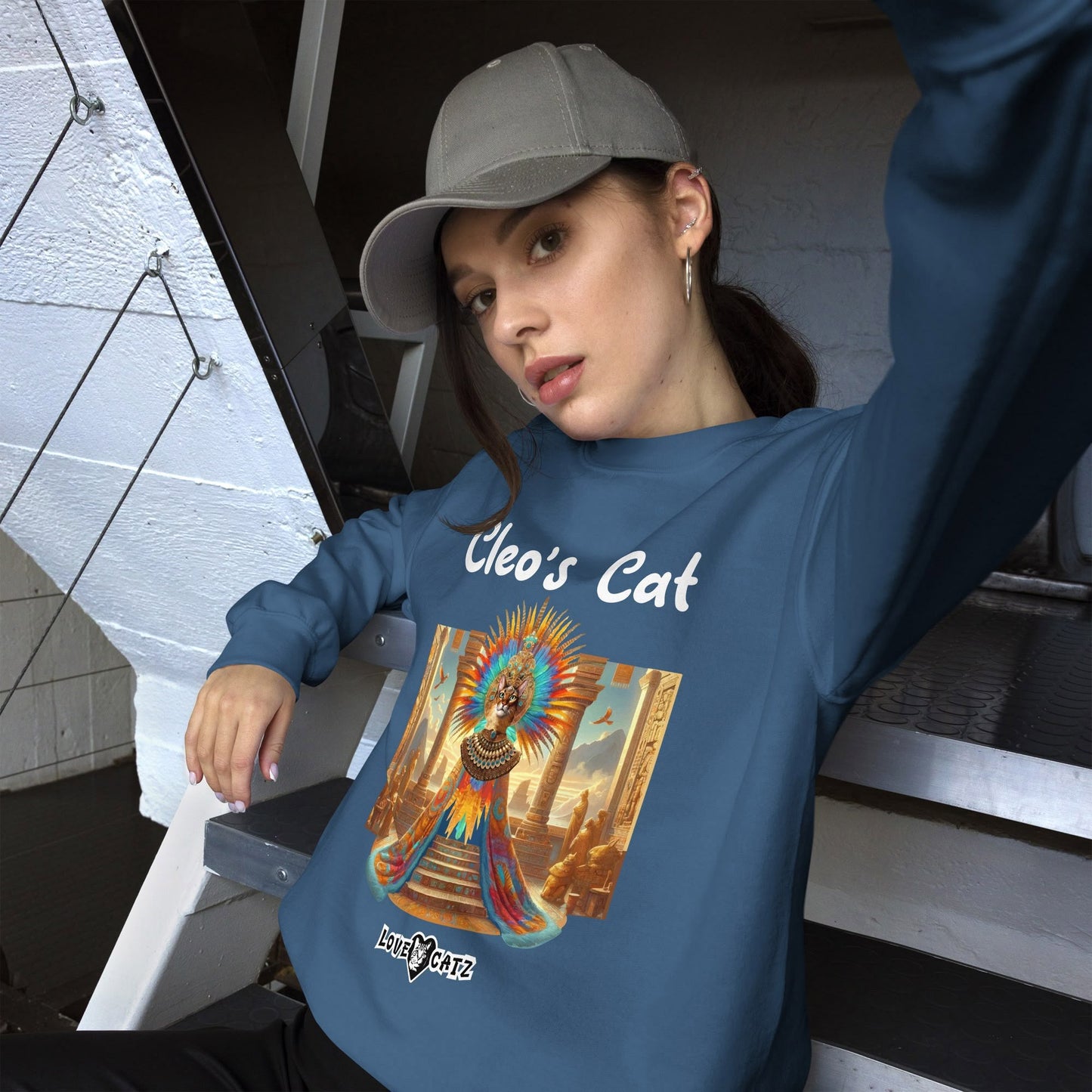 Cleo'sCatStory-Sweatshirt-LoveCatz.Store