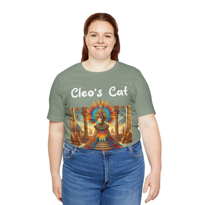 Cleo's Cat Story: T-shirt (2XL–5XL) - Design 01 - Double-Sided