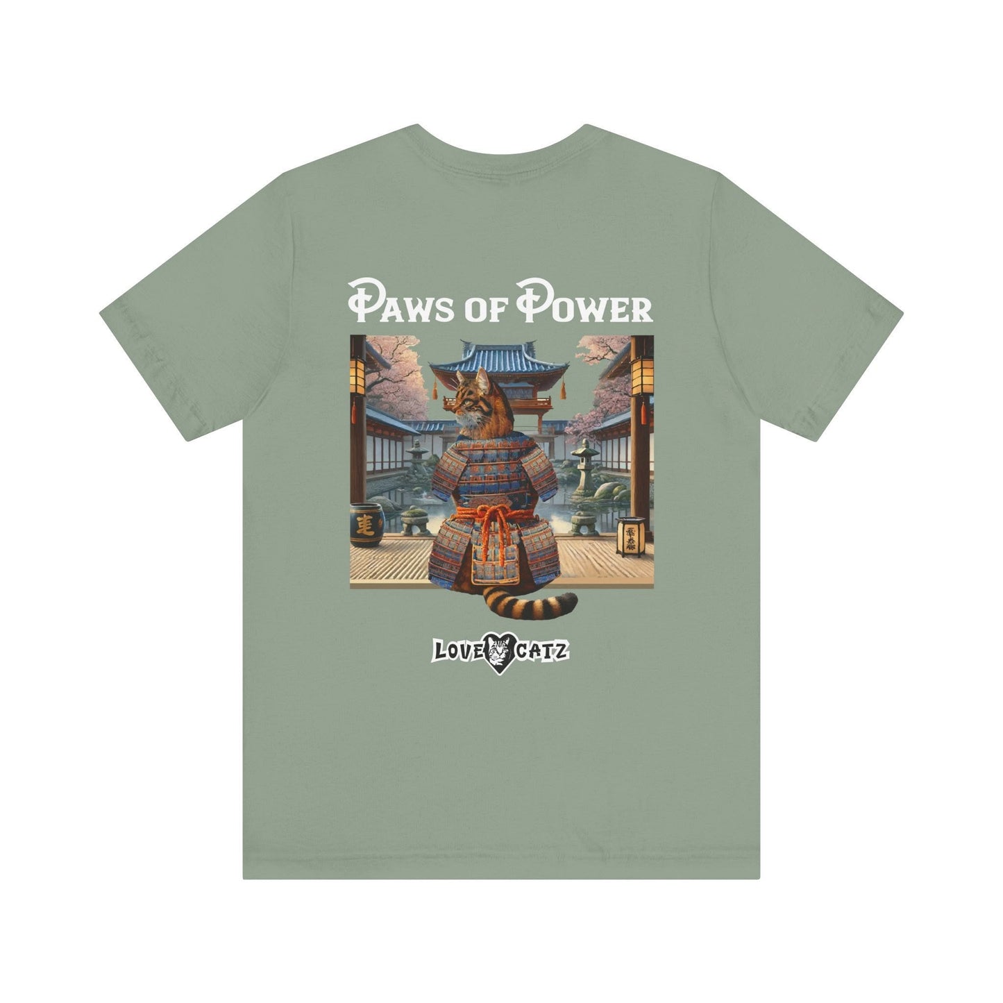 Shogun's Cat Story: T-shirt (2XL–5XL) - Design 01 - Double-Sided