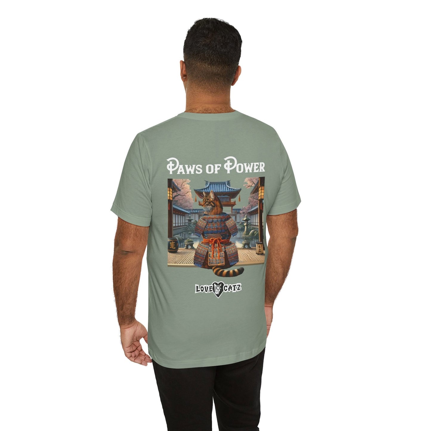 Shogun's Cat Story: T-shirt (2XL–5XL) - Design 01 - Double-Sided