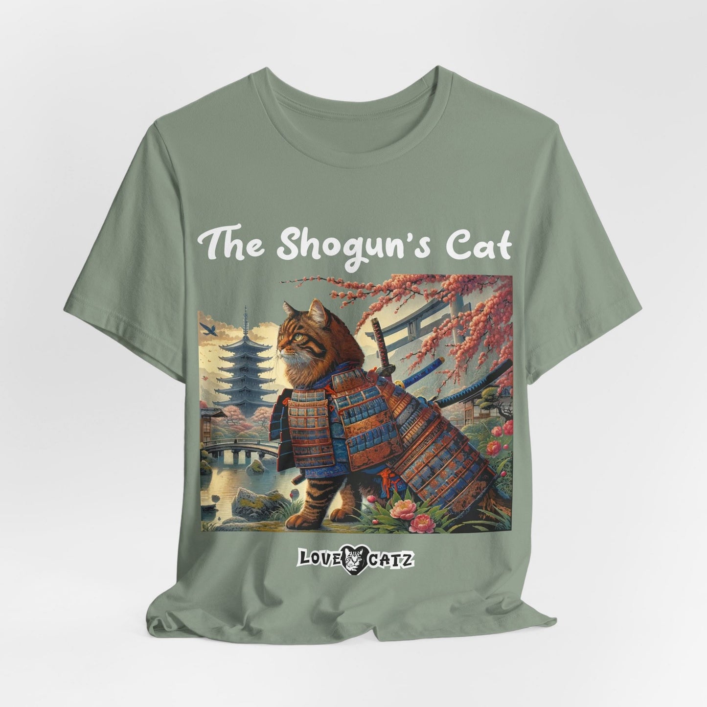Shogun's Cat Story: T-shirt (2XL–5XL) - Design 01 - Double-Sided