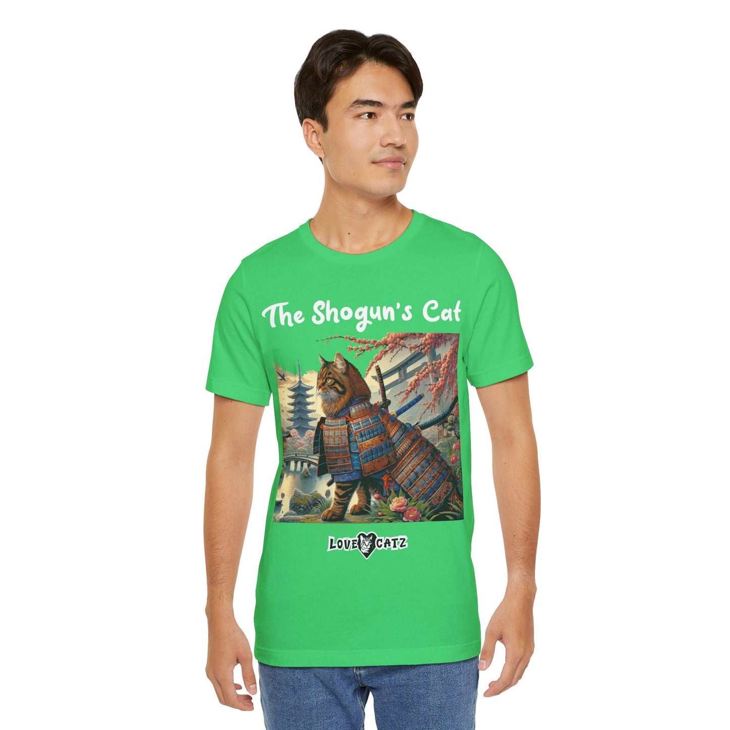 Shogun's Cat Story: T-shirt (S–XL) - Design 01 - Double-Sided