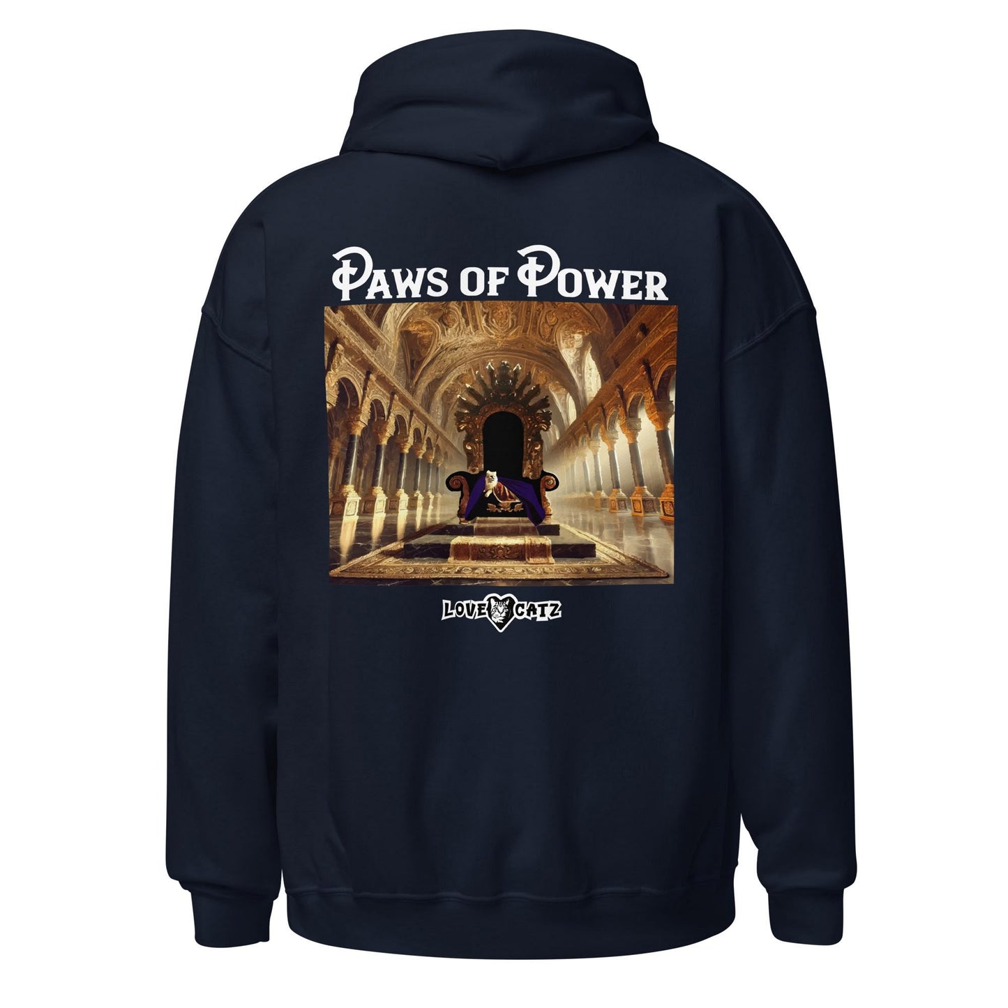 Paws of Power: Hoodie (2XL–5XL) - Design 01A