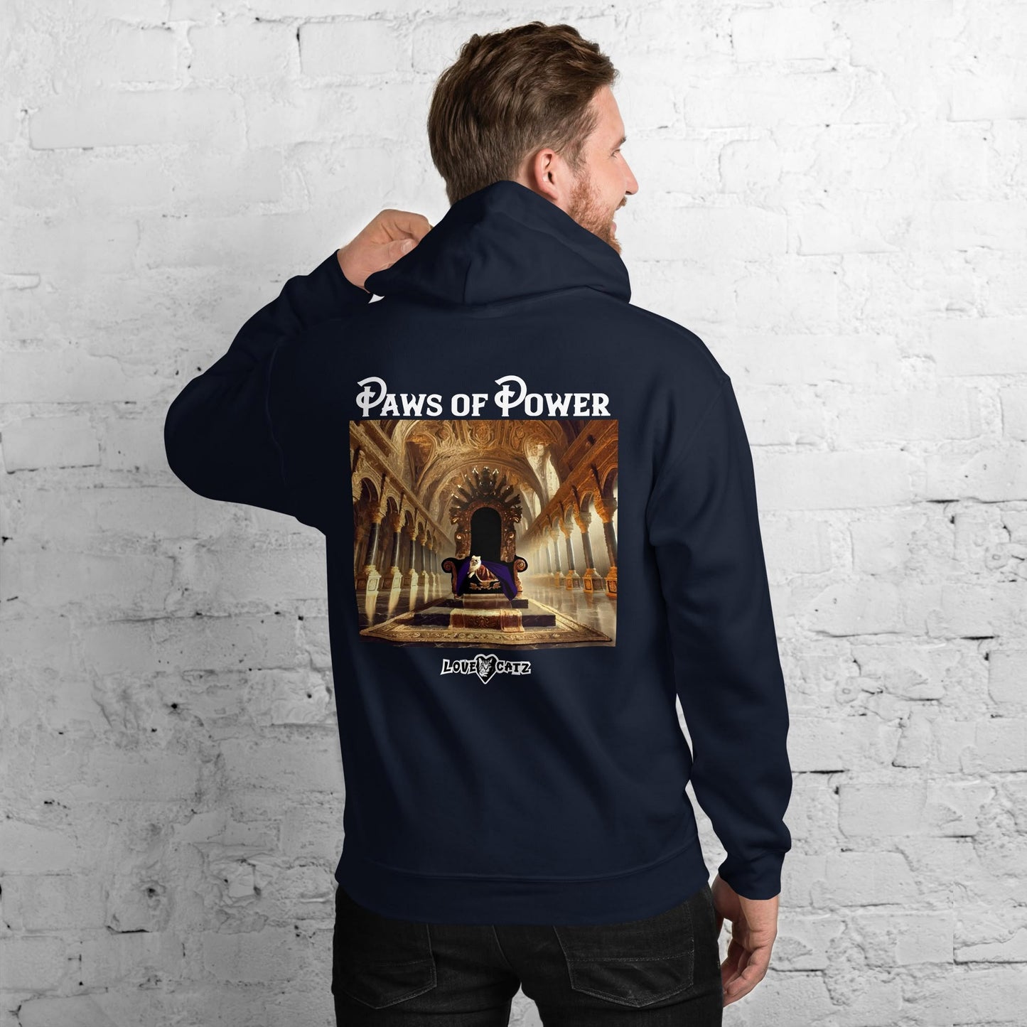 Paws of Power: Hoodie (2XL–5XL) - Design 01A