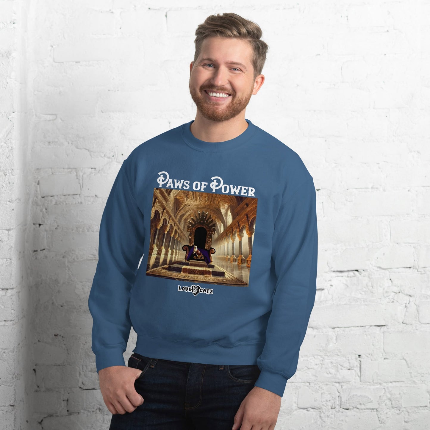 Paws of Power: Sweatshirt (2XL–5XL) - Design 01