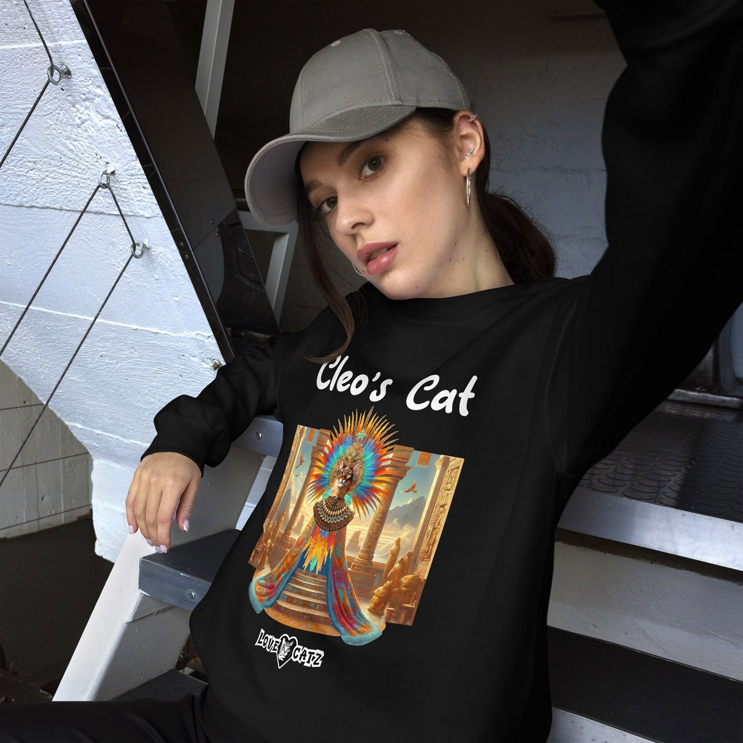 Cleo'sCatStory-Sweatshirt-LoveCatz.Store
