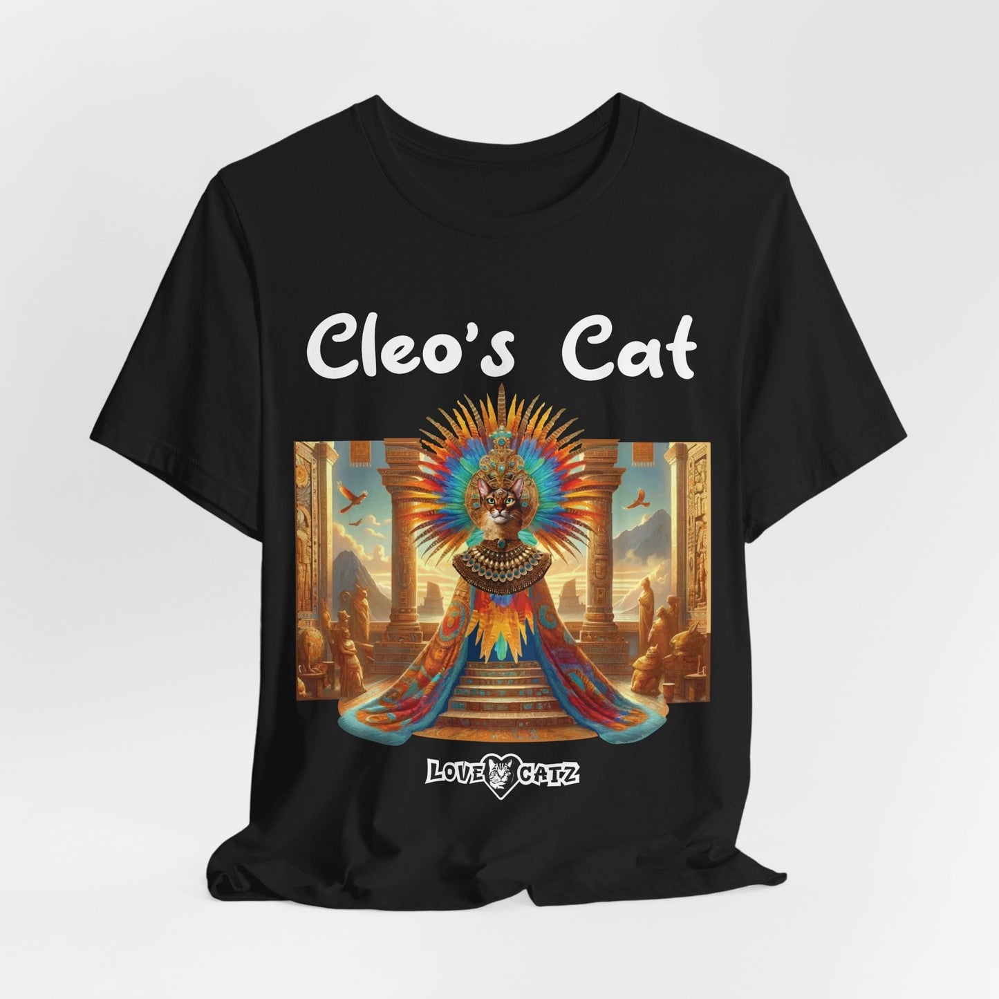 Cleo's Cat Story: T-shirt (S–XL) - Design 01 - Double-Sided