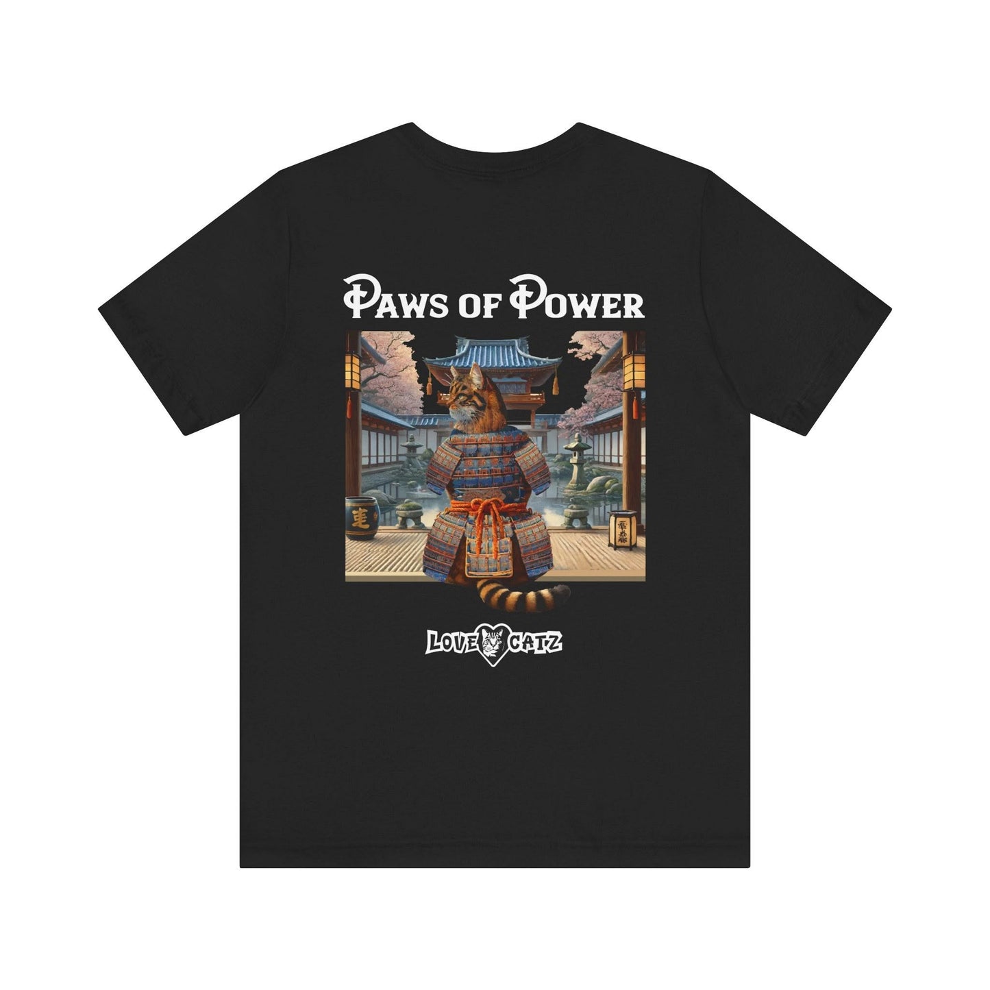 Shogun's Cat Story: T-shirt (2XL–5XL) - Design 01 - Double-Sided