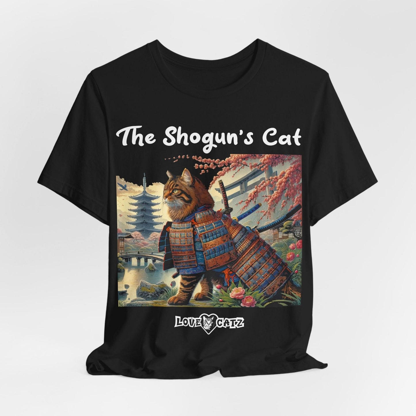 Shogun's Cat Story: T-shirt (S–XL) - Design 01 - Double-Sided