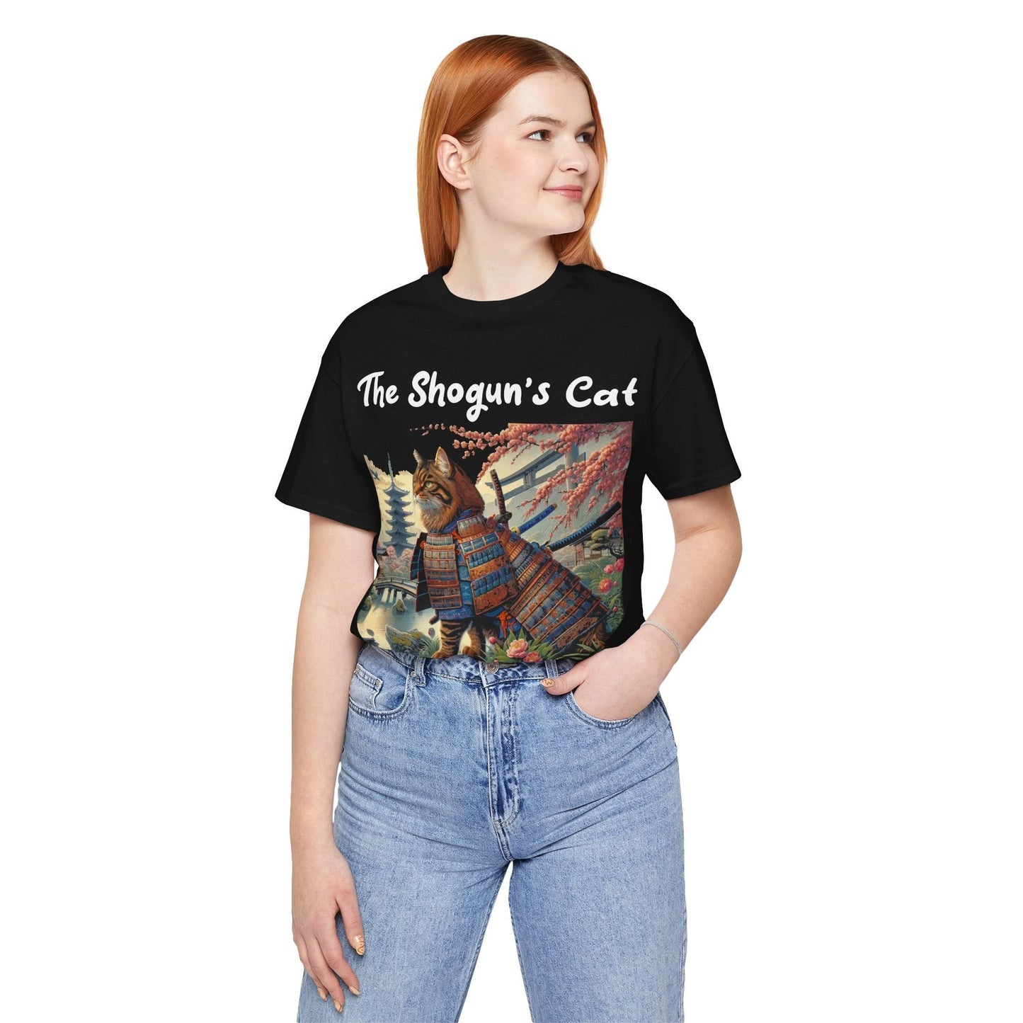 Shogun's Cat Story: T-shirt (S–XL) - Design 01 - Double-Sided