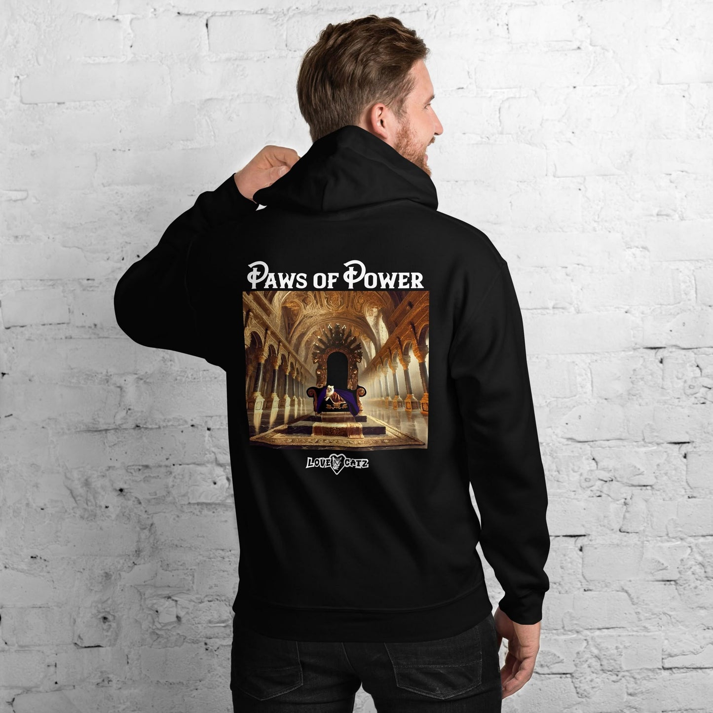 Paws of Power: Hoodie (2XL–5XL) - Design 01A