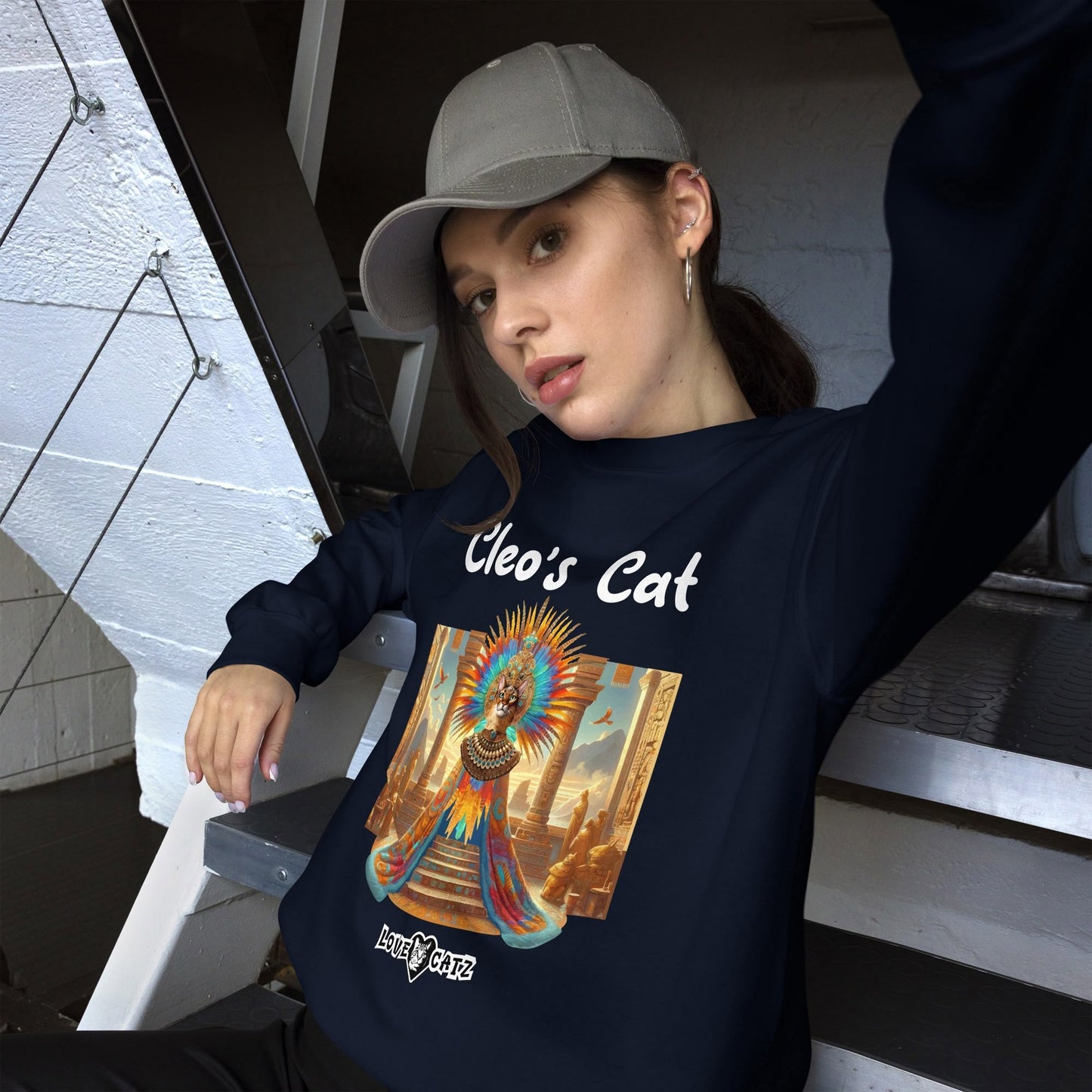 Cleo'sCatStory-Sweatshirt-LoveCatz.Store