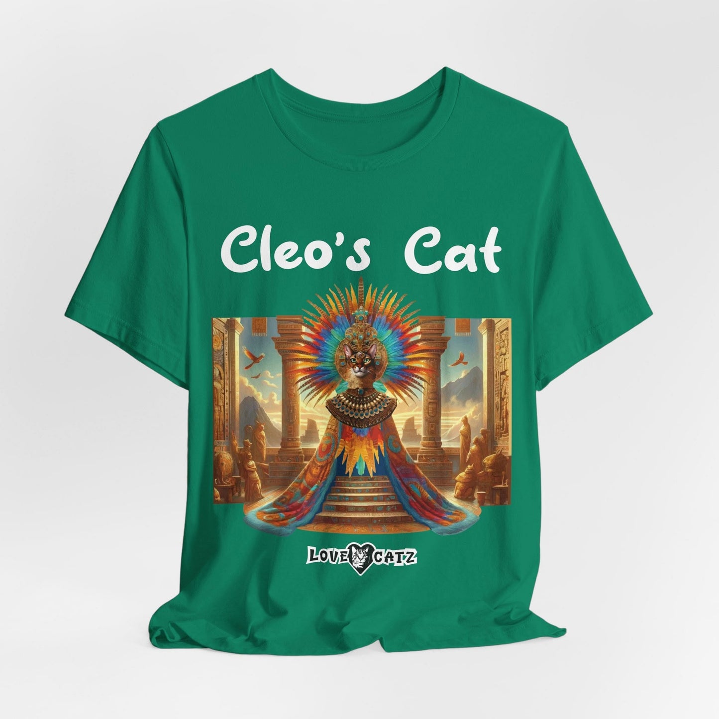 Cleo's Cat Story: T-shirt (S–XL) - Design 01 - Double-Sided