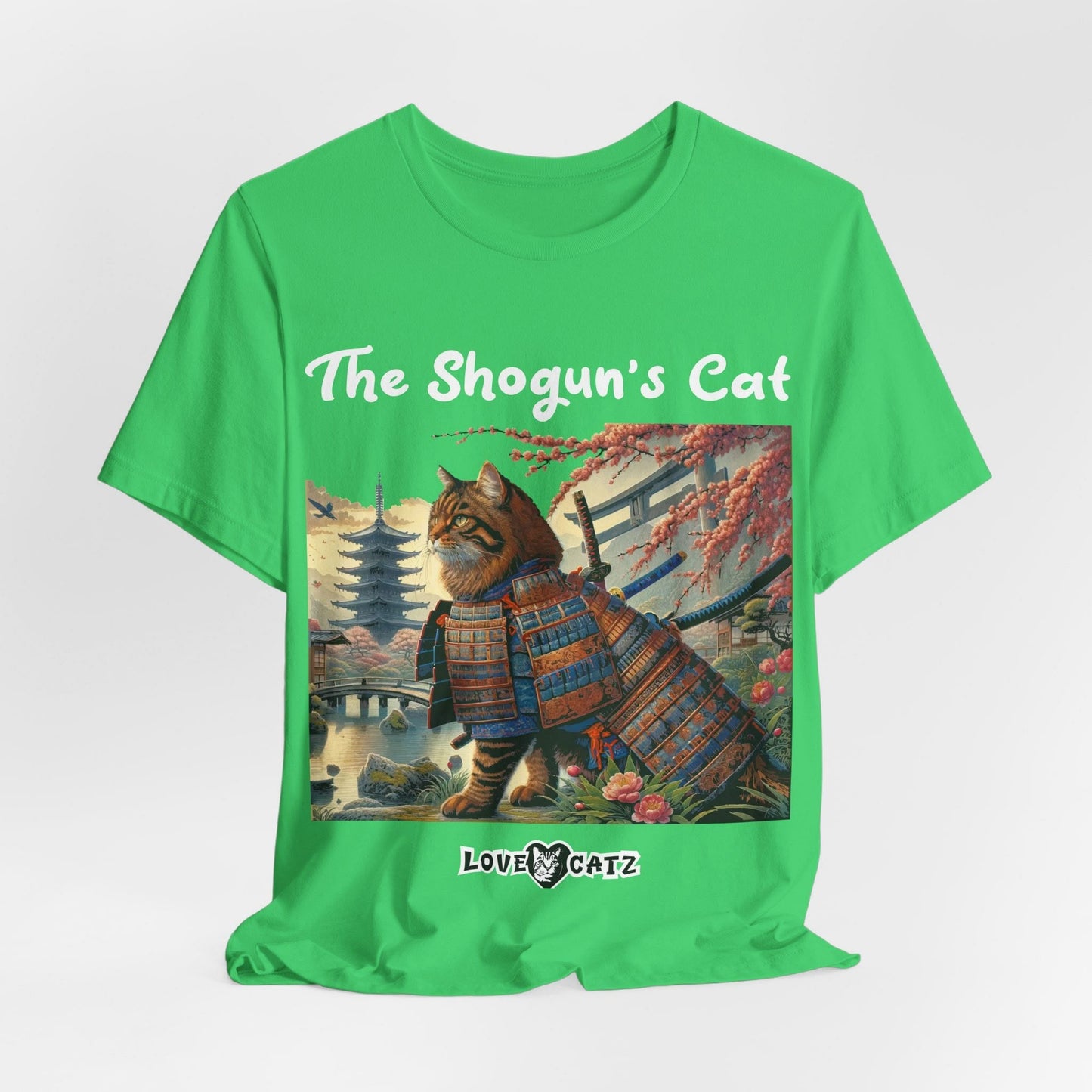 Shogun's Cat Story: T-shirt (2XL–5XL) - Design 01 - Double-Sided