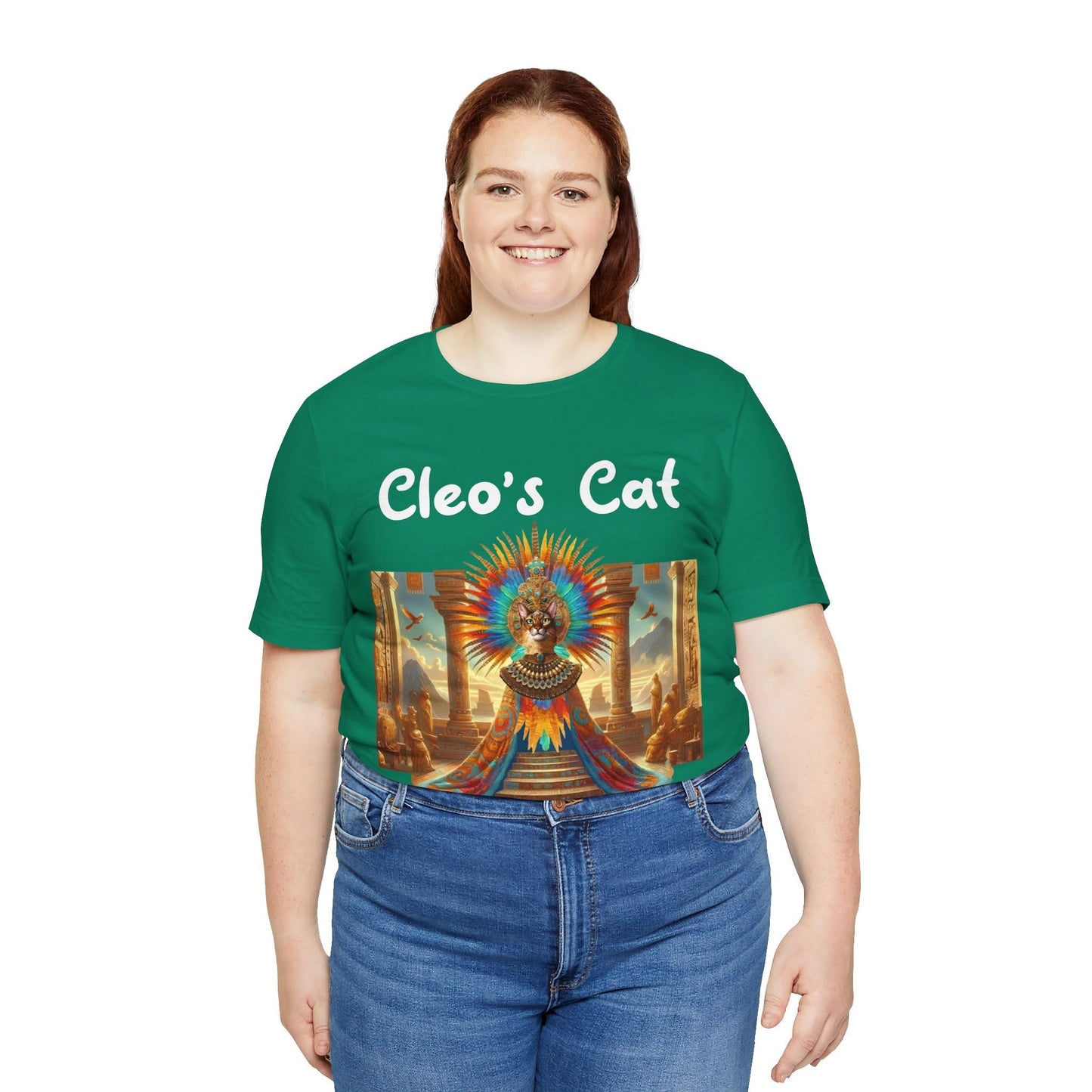 Cleo's Cat Story: T-shirt (2XL–5XL) - Design 01